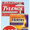 Motrin Platinum or Tylenol Pain Relief Products - $14.99