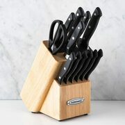 13 PC. Farberware Wood Knife Block Set - $48.99 (30% off)