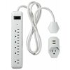 Noma 6-Outlet 2 USB 3.1A 900J Surge 2-in-1 Power Bar - $31.19 (Up to 40% off)