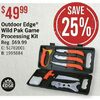 Outdoor Edge Wild Pak Game Processing Kit - $49.99 (25% off)