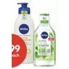 Nivea Biodegradable 3-in-1 Cleansing Wipes, Facial Cleaners or Body Lotions - $8.99
