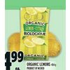 Organic Lemons - $4.99